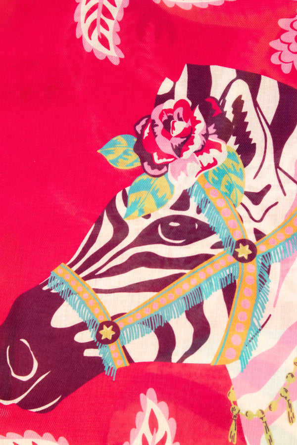 Print Zebra Carnival Scarf