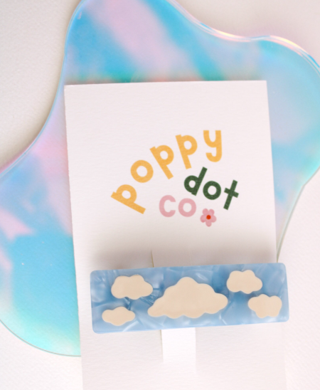 Cloudy Day Hair Clip