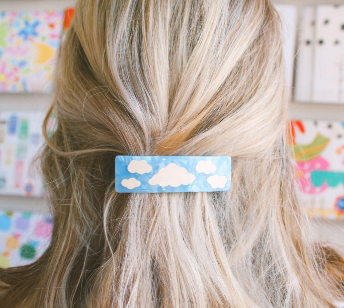 Cloudy Day Hair Clip