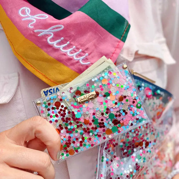 Essentials Confetti Business Card Holder