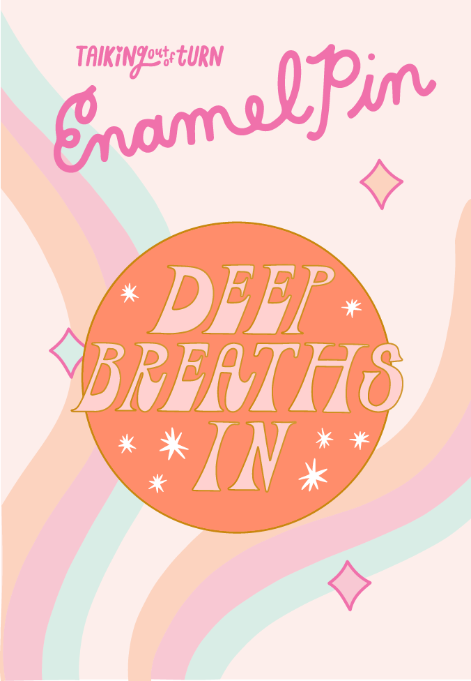 Enamel Pins - Deep Breath In