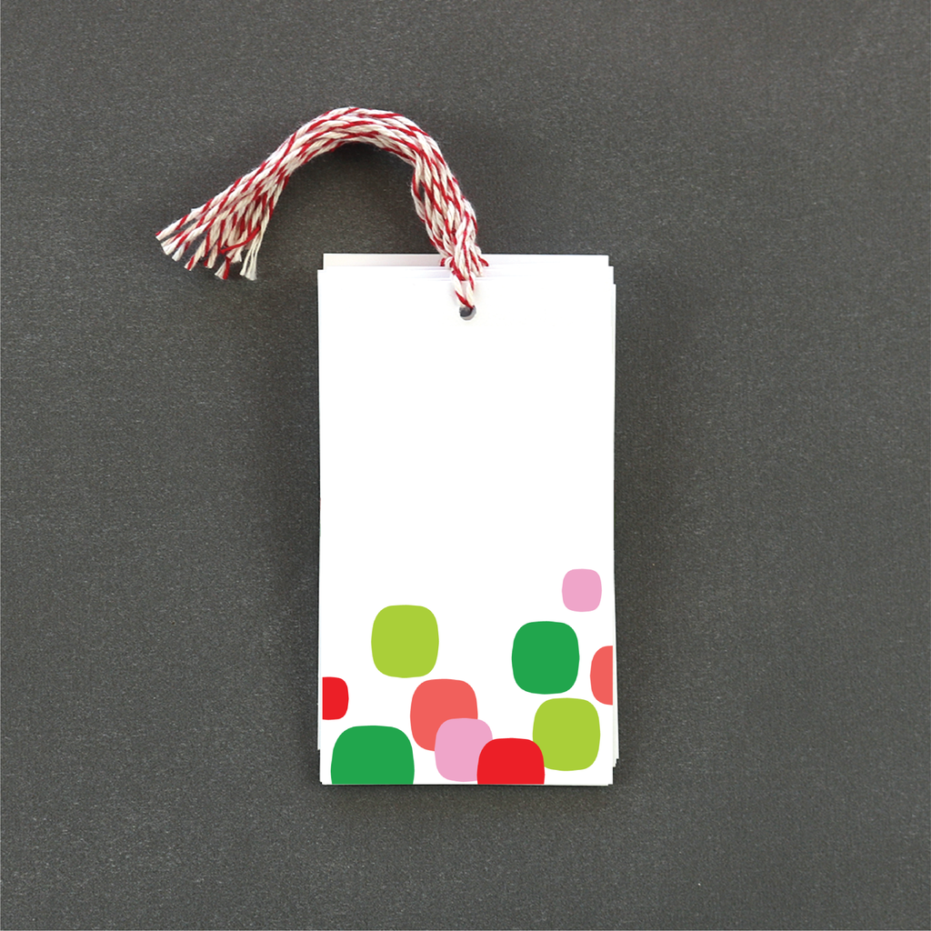 Holiday Dot Gift Tag