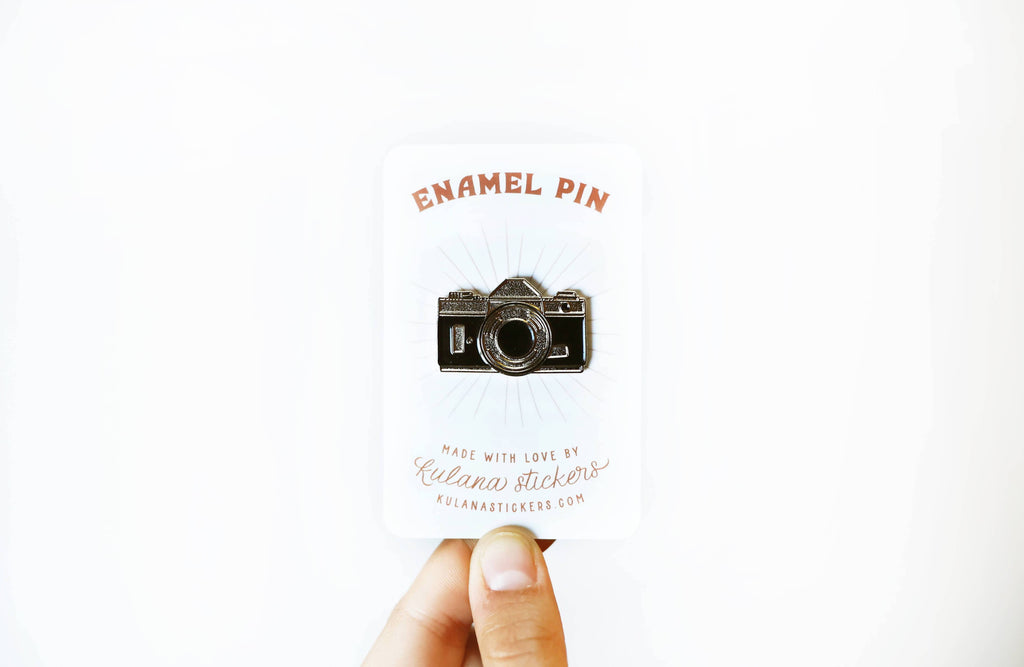 Film Camera Enamel Pin