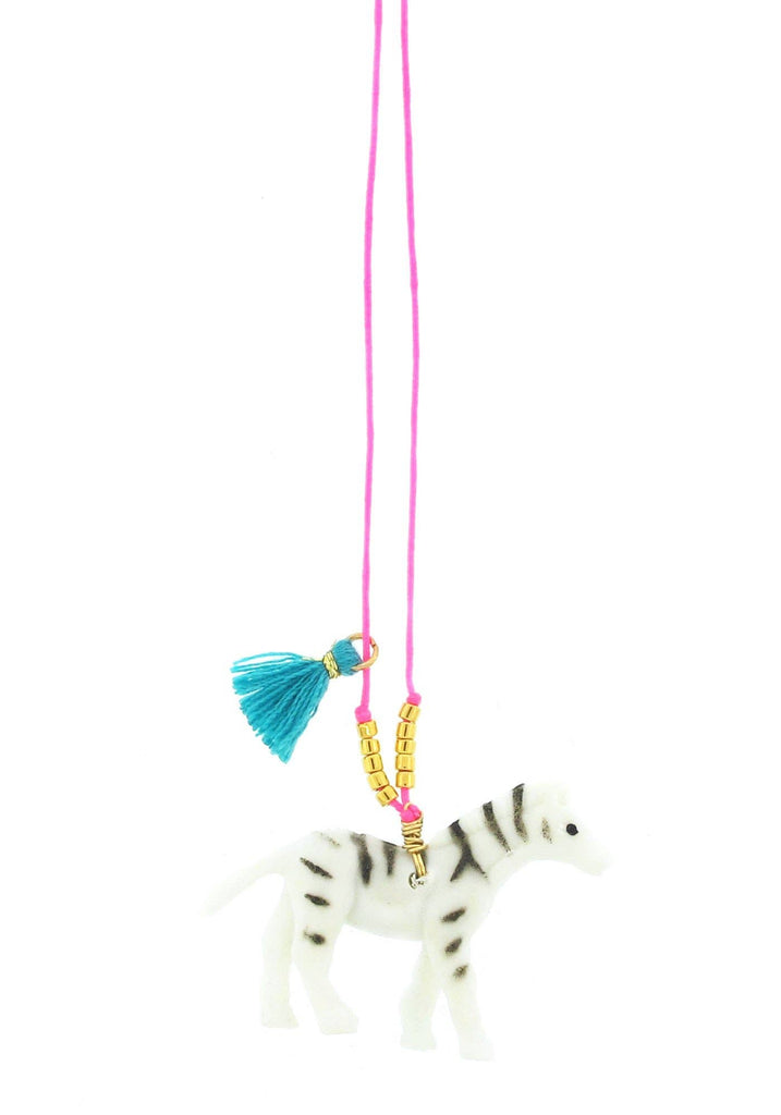 Zebra Baby Buddy Necklace