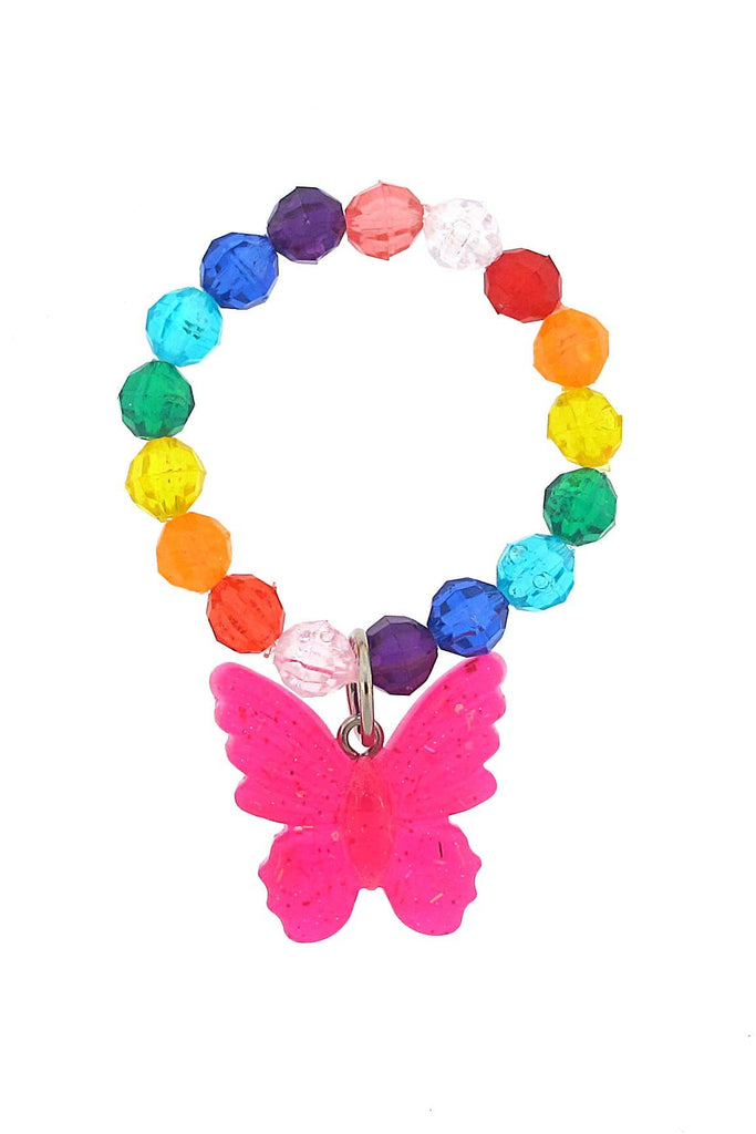 Butterfly Resin Stretch Bracelet