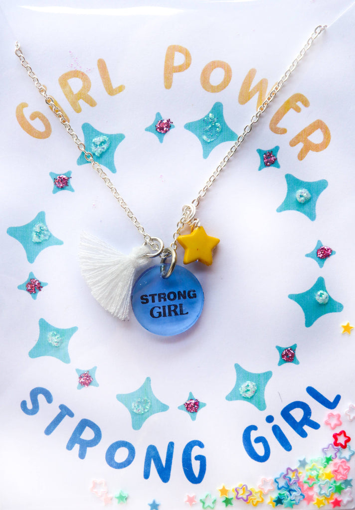 Strong Girl Girl Power Necklace