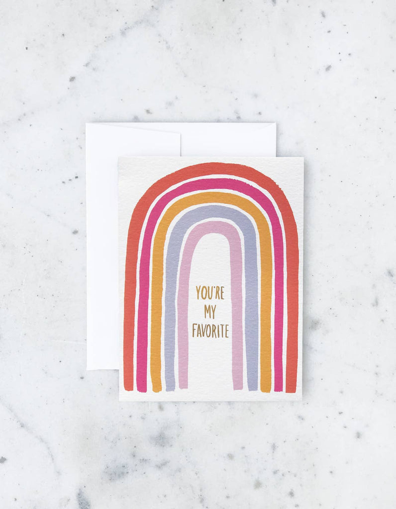 You're My Favorite Rainbow Card