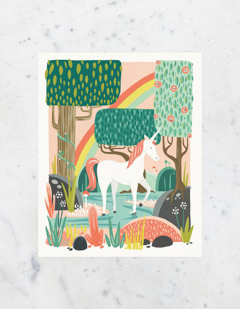 8" x 10" Unicorn Print