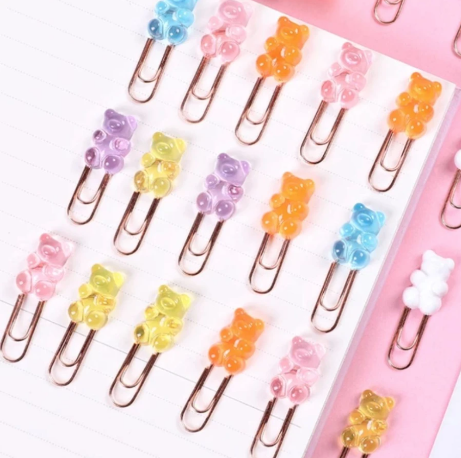 Gummy Bear Paper Clips