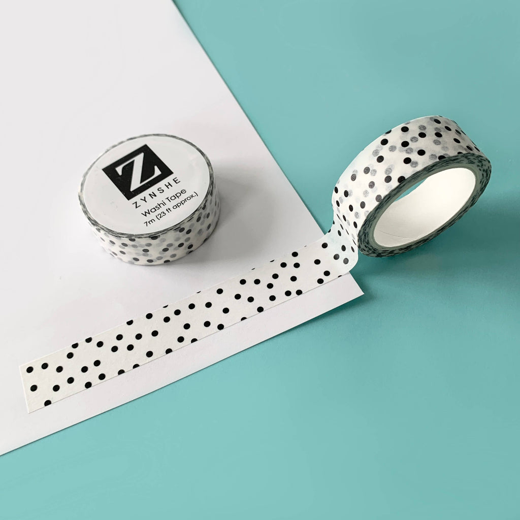 Black Polka Dot Washi Tape