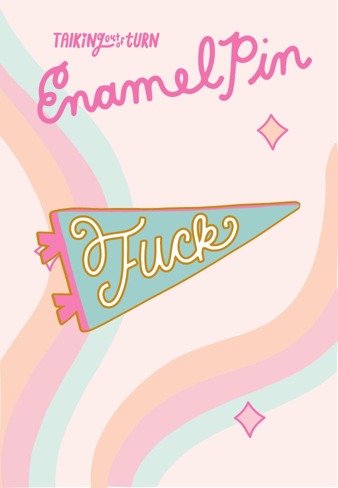 Enamel Pin - F*ck Flag