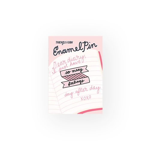 Enamel Pin - So Many Feelings
