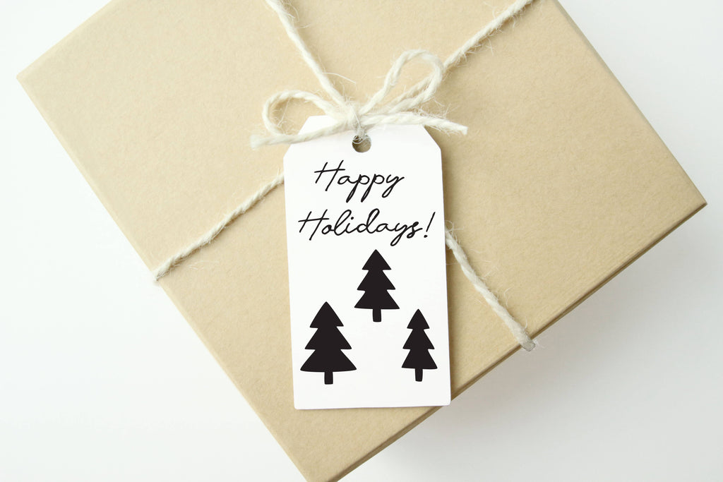 Happy Holidays Gift Tags, Set of 10