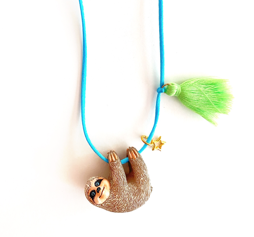 Sleepy Sloth Necklace