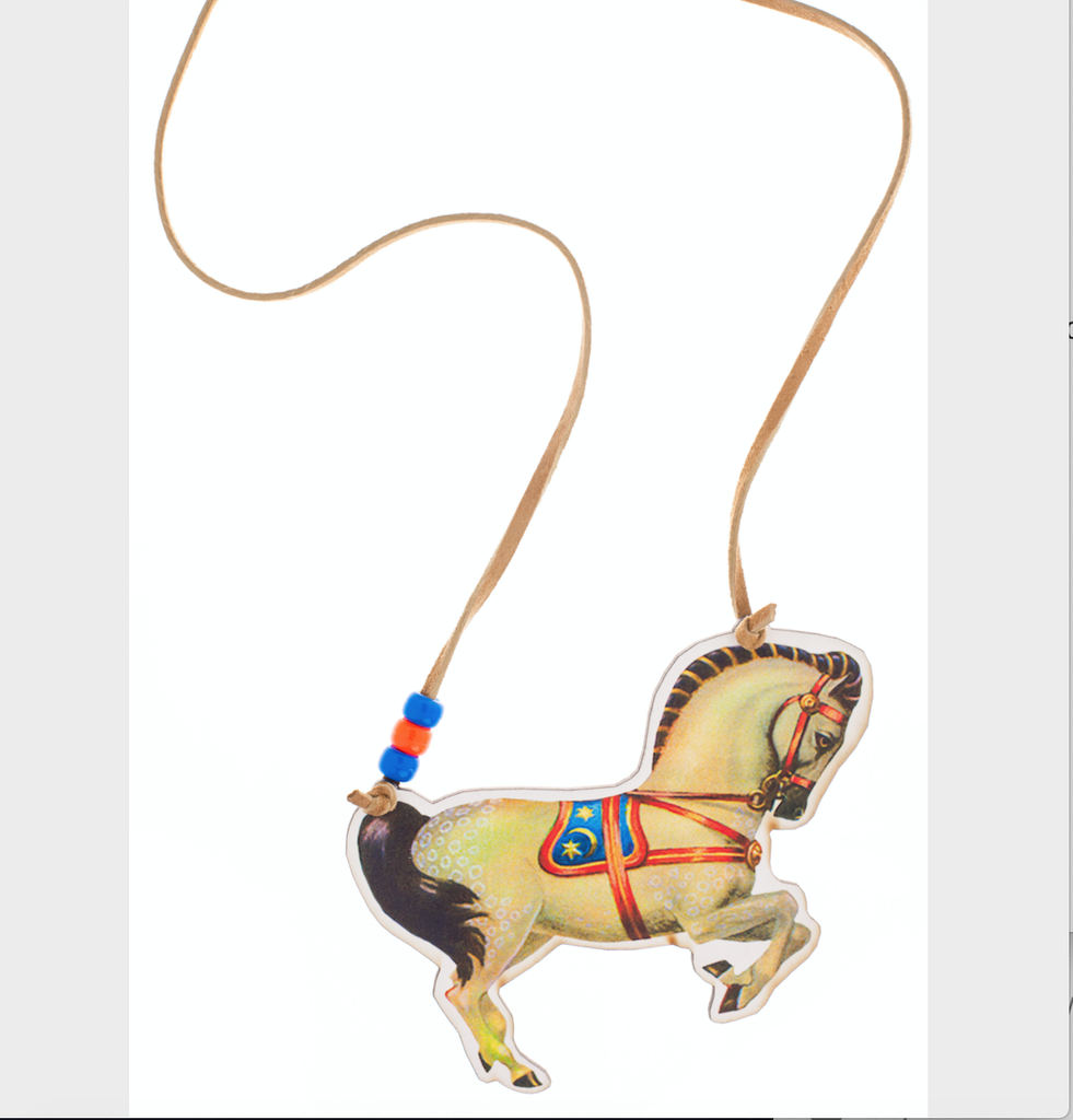 Lightning Horse Necklace