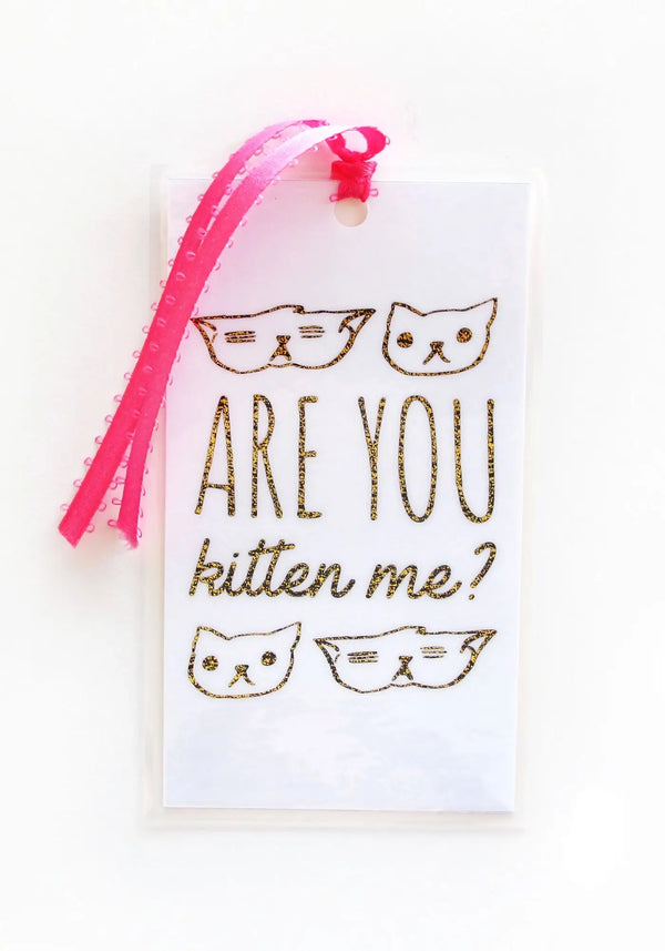 Cat Resin Necklace + Bookmark