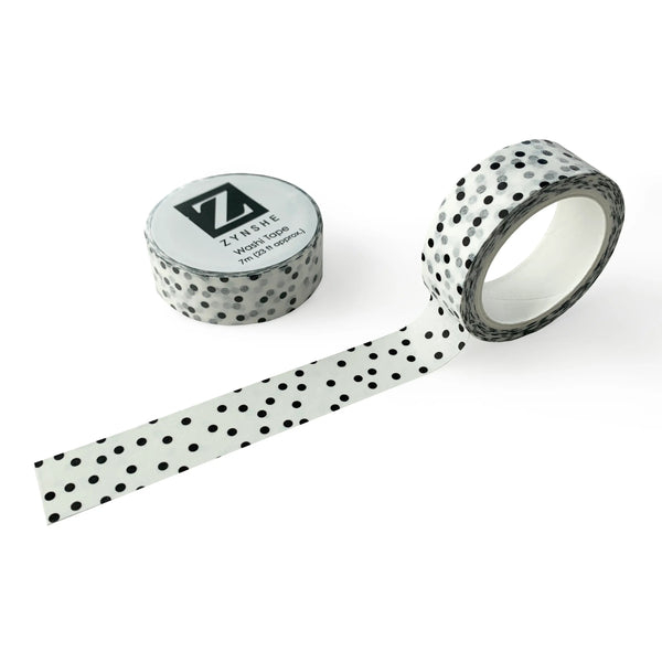 Black Polka Dot Washi Tape