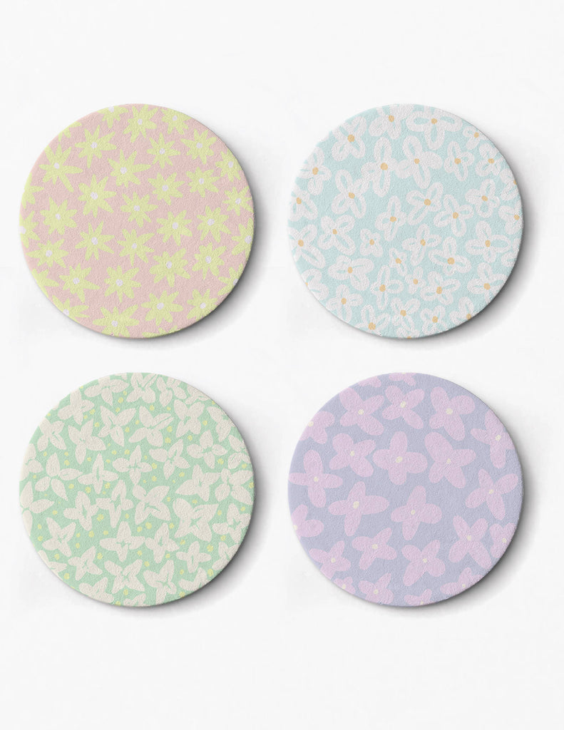 Flower Power Coasters