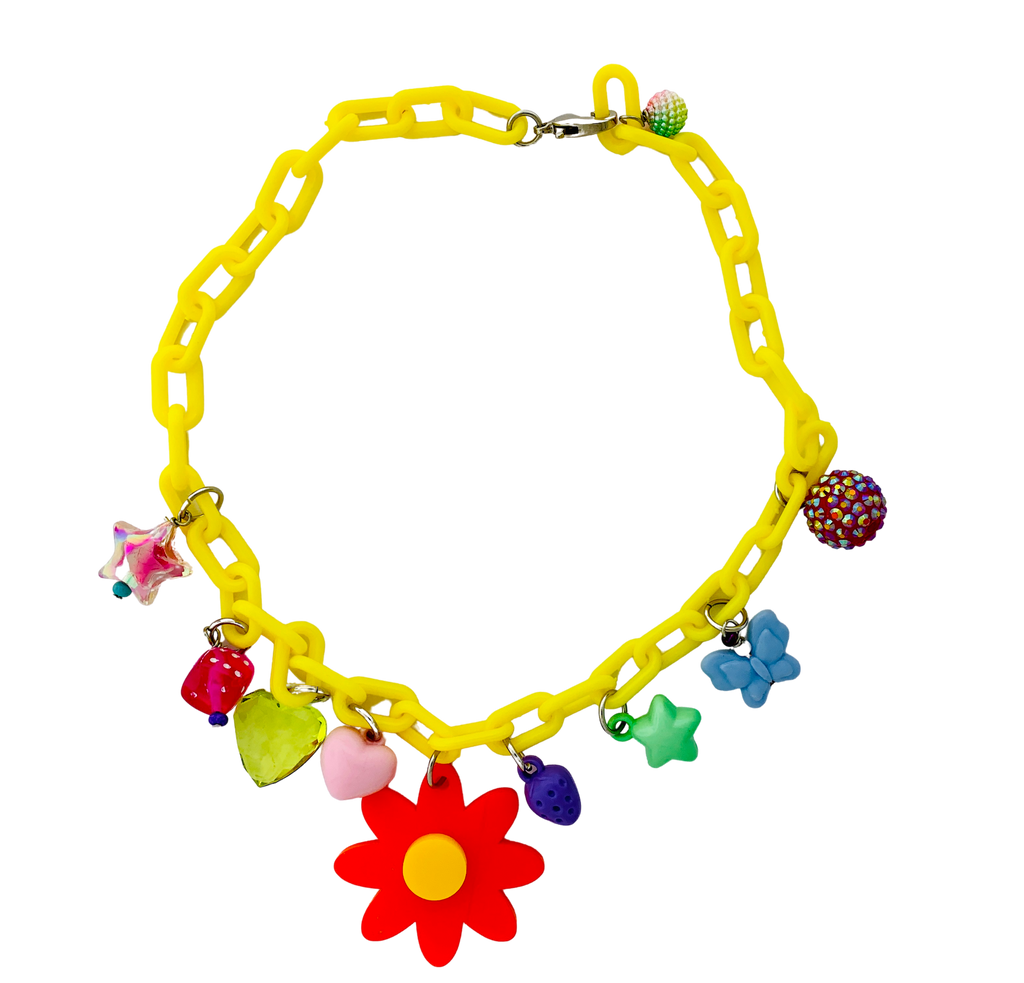 Charm-Tastic Flower Charm Necklace Kids or Adults