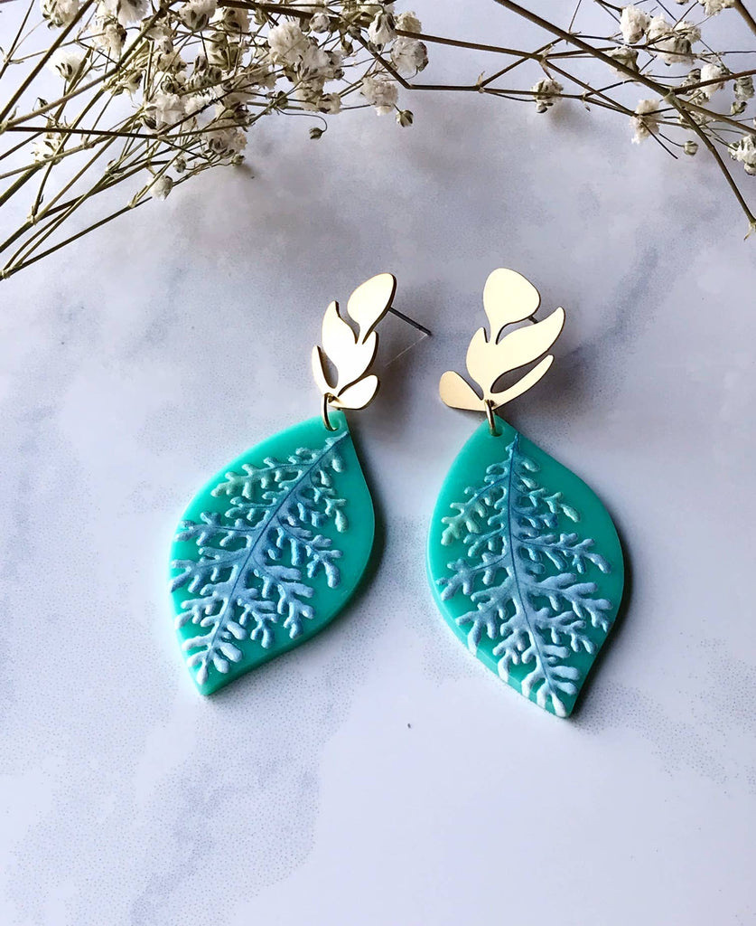 Double Mint Earrings