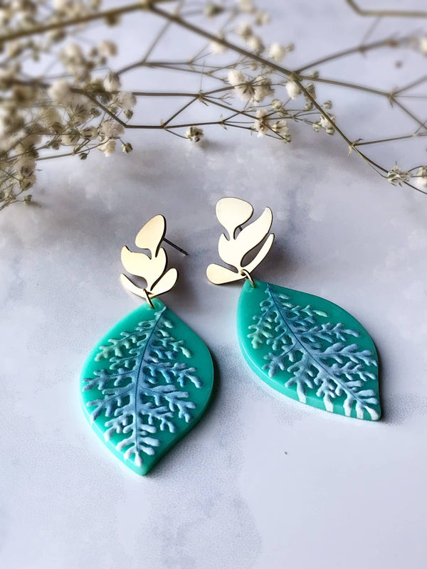 Double Mint Earrings
