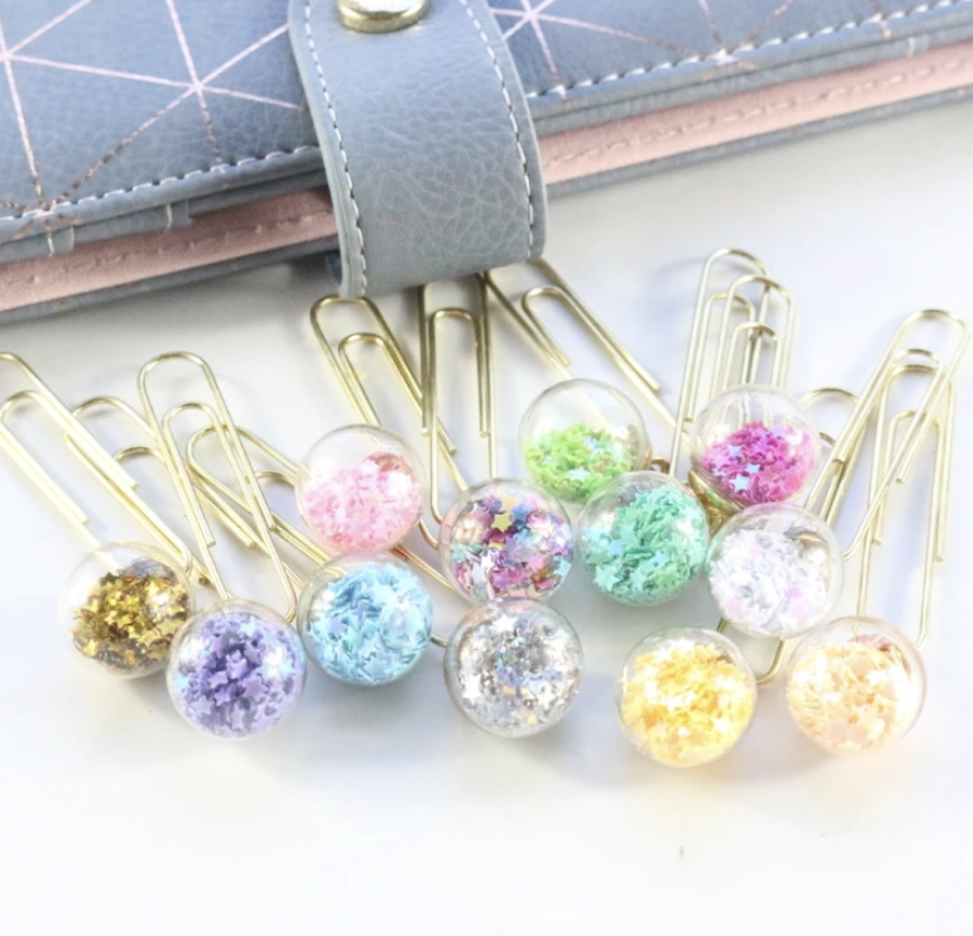 Confetti Paperclips Set of 12