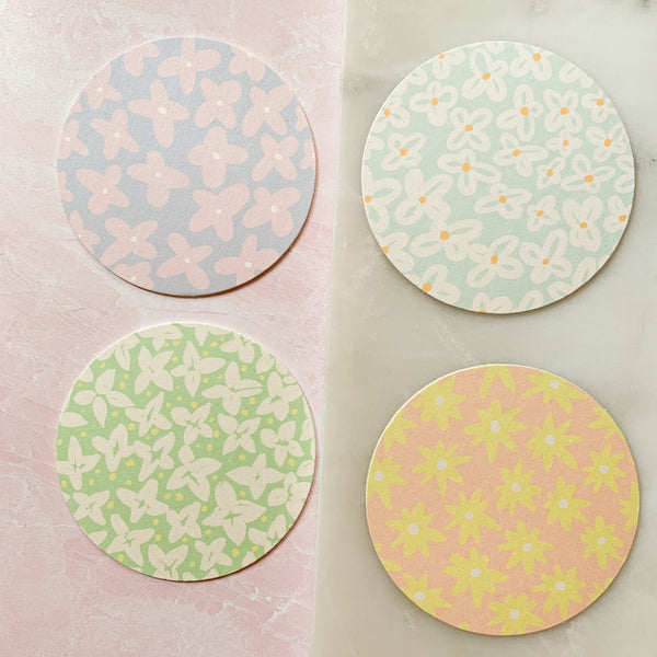 Flower Power Coasters