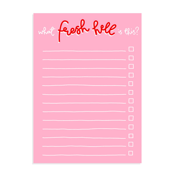 What Fresh Hell Is This? - A6 Notepad