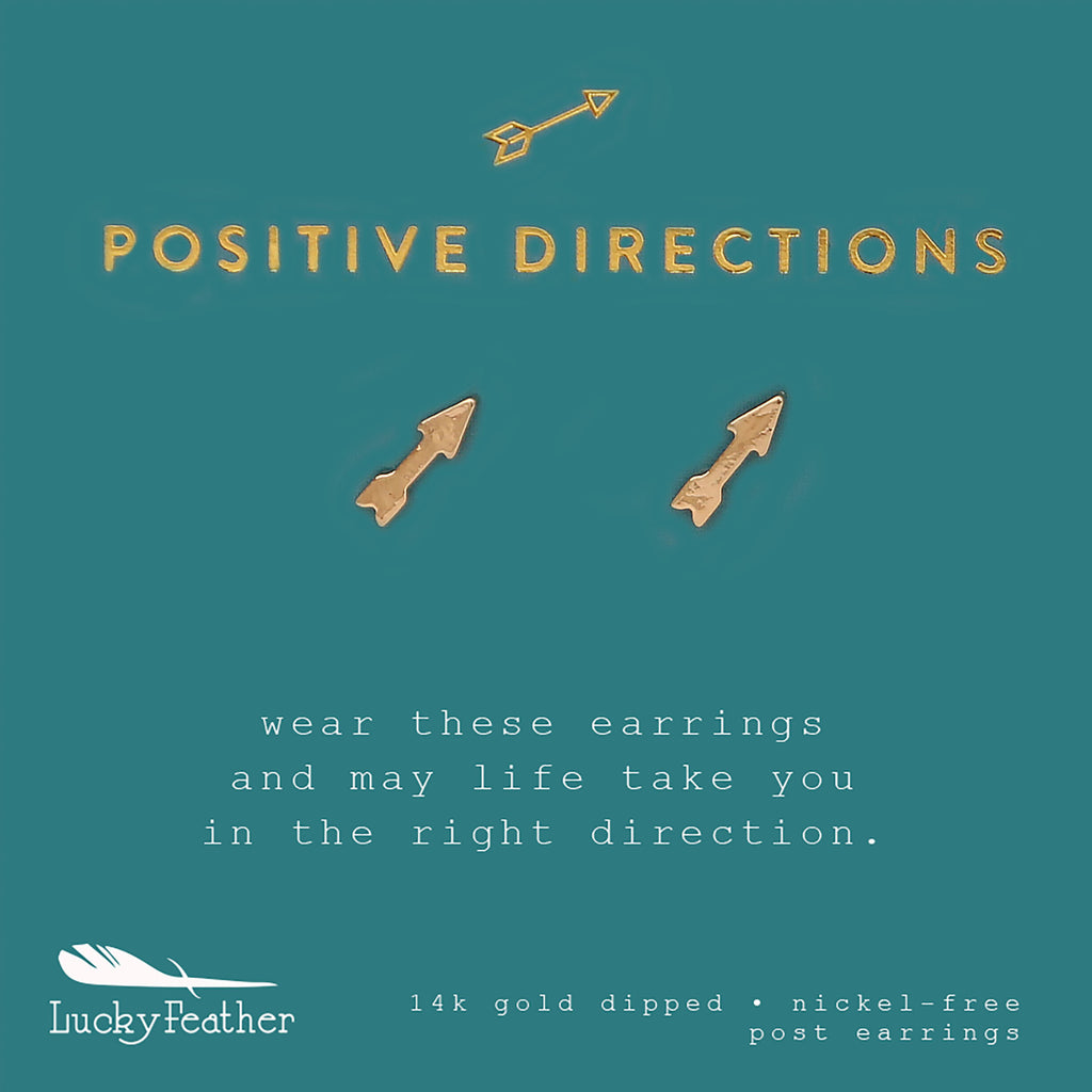 Gold Arrow Earrings