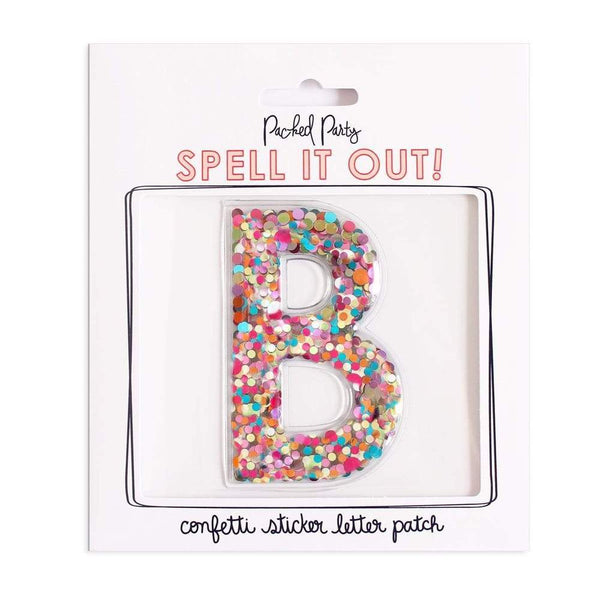 Stick to it Confetti Letter