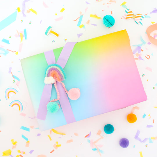 Rainbow Gradient Wrapping Paper
