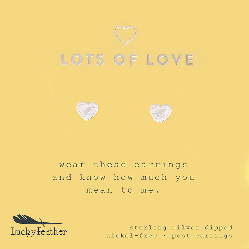 Silver Heart Earrings