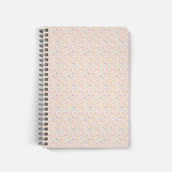 Dot Grid Spiral Notebook - Sprinkles