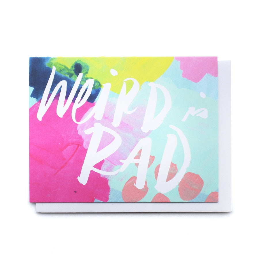 Weird is Rad Single Card